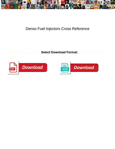 97 <b>Denso</b>® Iridium Power™ Spark Plug 4 $5. . Denso fuel injectors cross reference